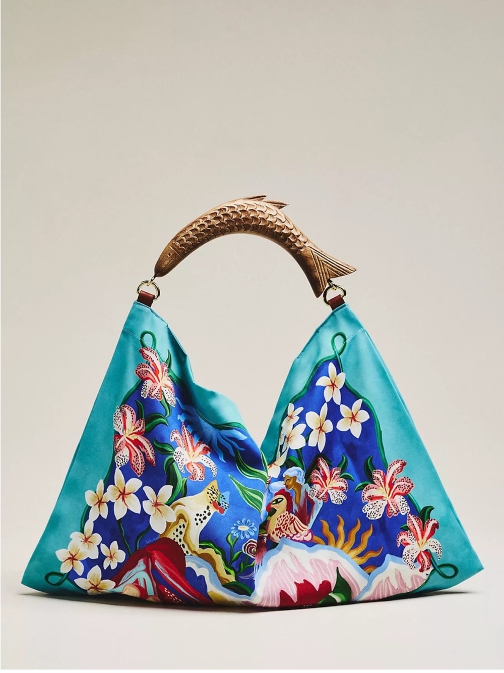 Farm Rio Small Satin Scarf Bag